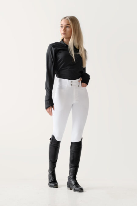 Pomme Nellie Breeches Classic, White