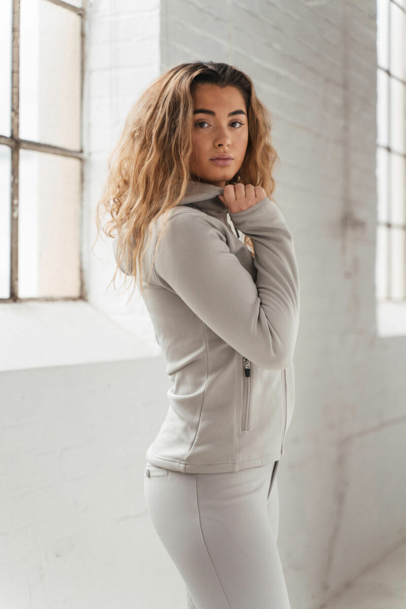 Pomme Stella Grå Drizzle, Power Fleece