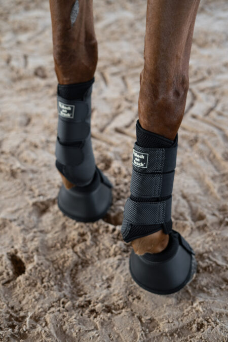 Back on Track, 3D Mesh Splint Boots, Black