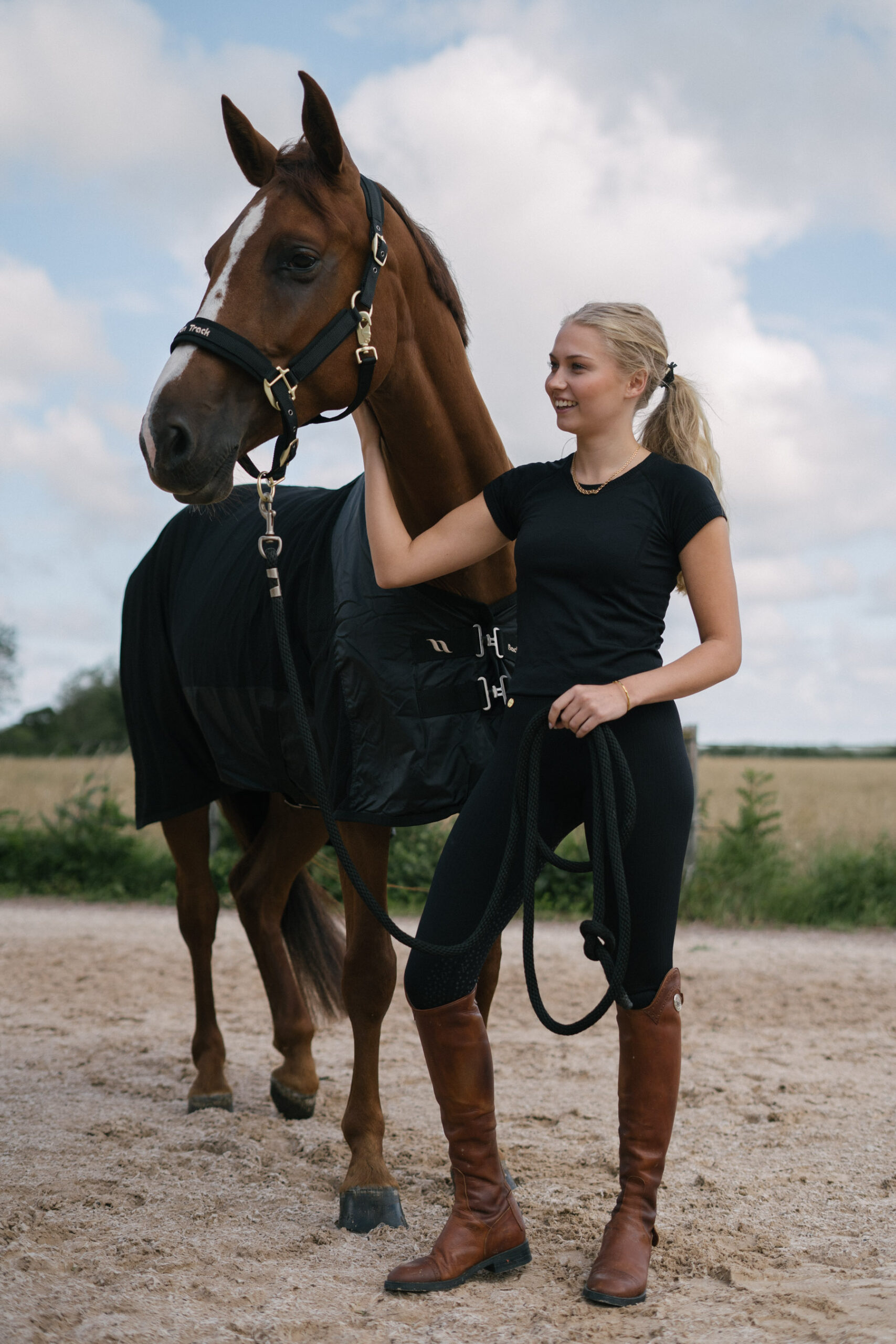 Back on Track, Royal Deluxe Mesh vloerkleed, zwart