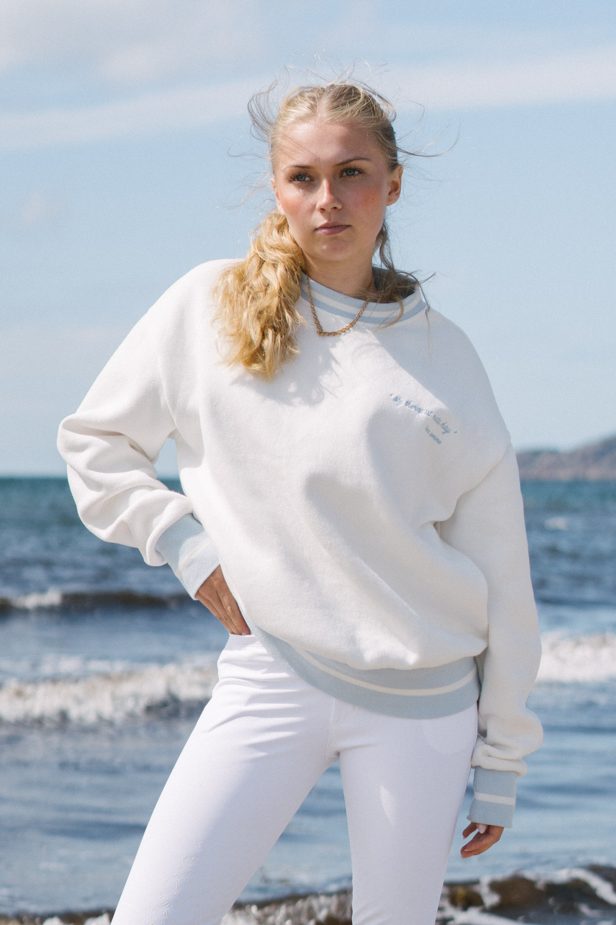 Sudadera con cuello redondo de Pomme Hay