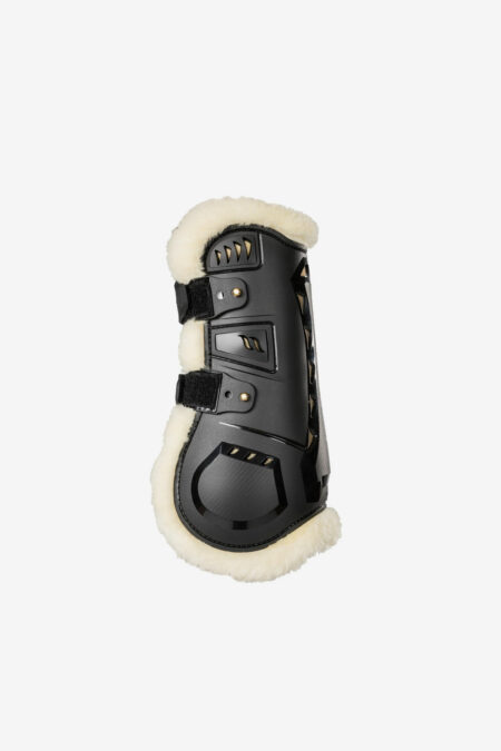 Back on Track, Airflow Fur Tendon Boots, Black