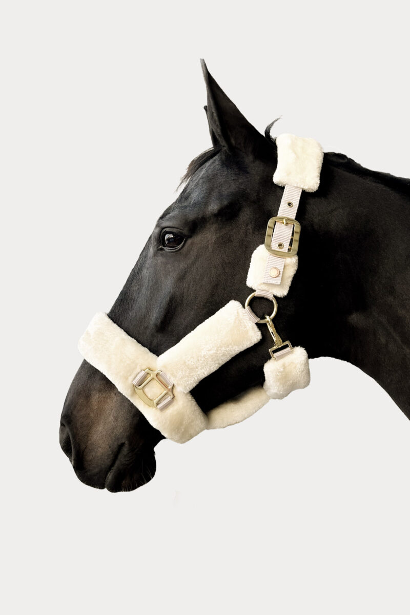 Amiko Essential Halter Fourrure, Crème