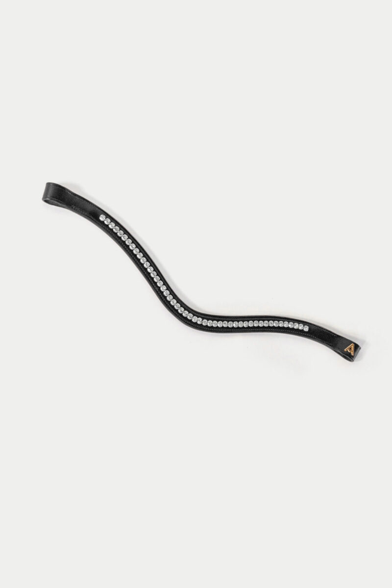 Bandeau Amiko Essential Bent Crystal, noir