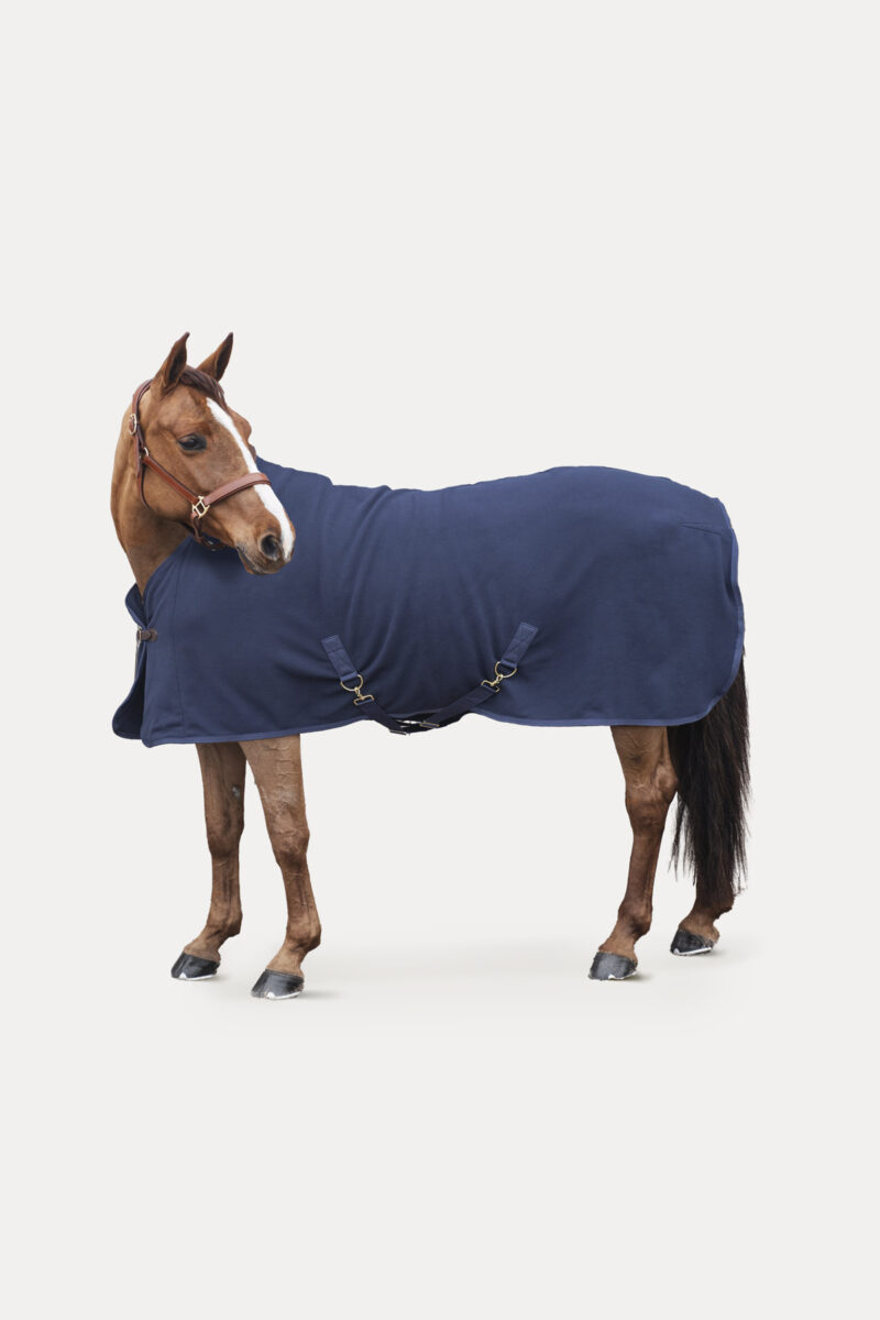 Amiko Essential Fleece Rug, Navy