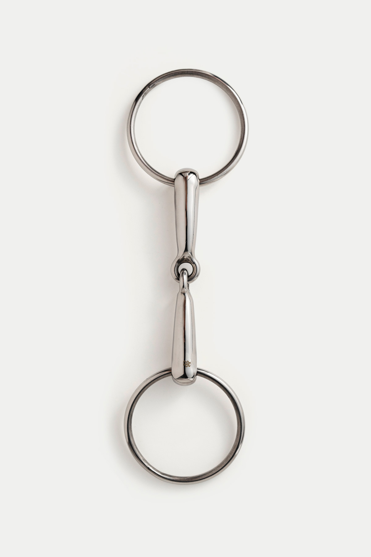 Bocca Bits, Elena Hollow Mouth Race Trense, 75 mm Ringe