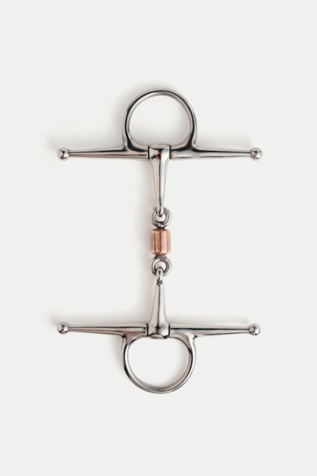 Bocca Bits, Laura Full Cheek Snaffle with Copper Roller