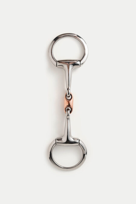 Bocca Bits, Leo Eggbutt Snaffle with Copper Lozenge