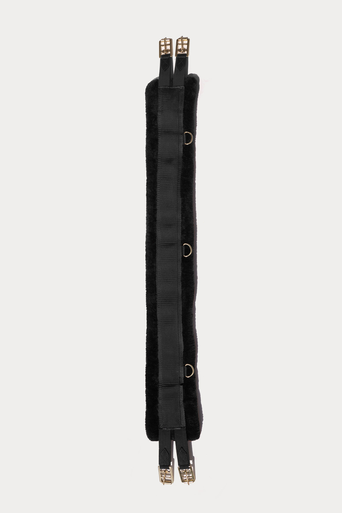 Amiko Essential Allround Girth Fur, Black with Black Fur