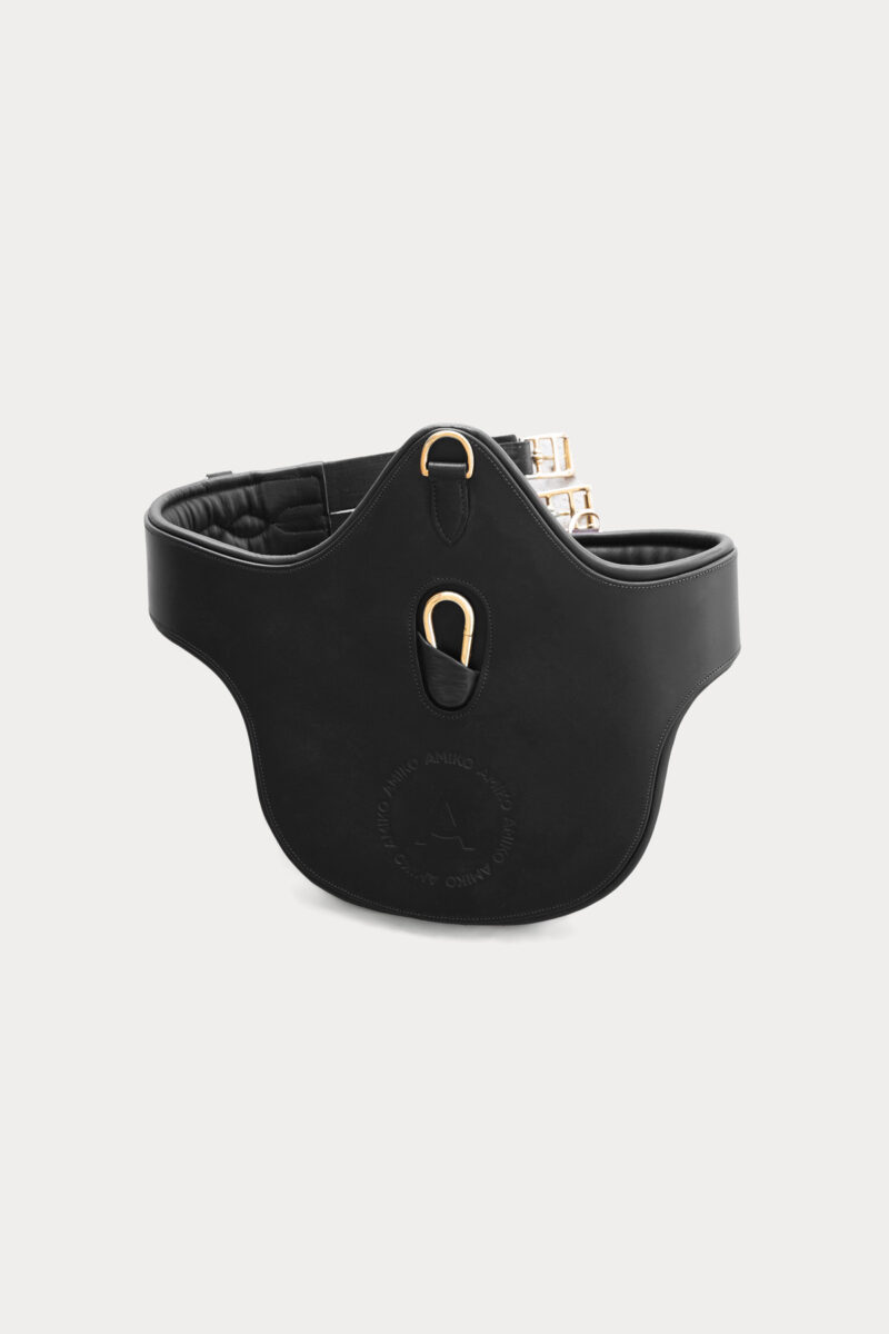 Amiko Essential Guard singel van leer, zwart