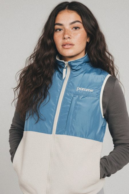 Pomme Bonnie Vest, Grey Drizzle