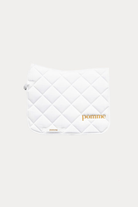 Pomme Saddle Pad Dressage, White