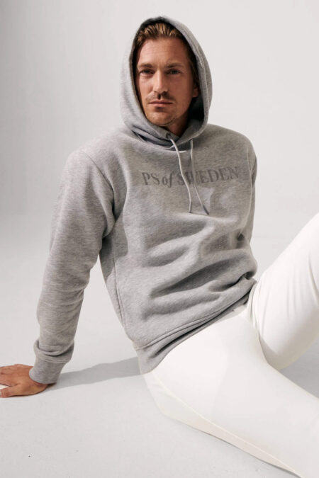 PS of Sweden, Asher Hoodie, Grey