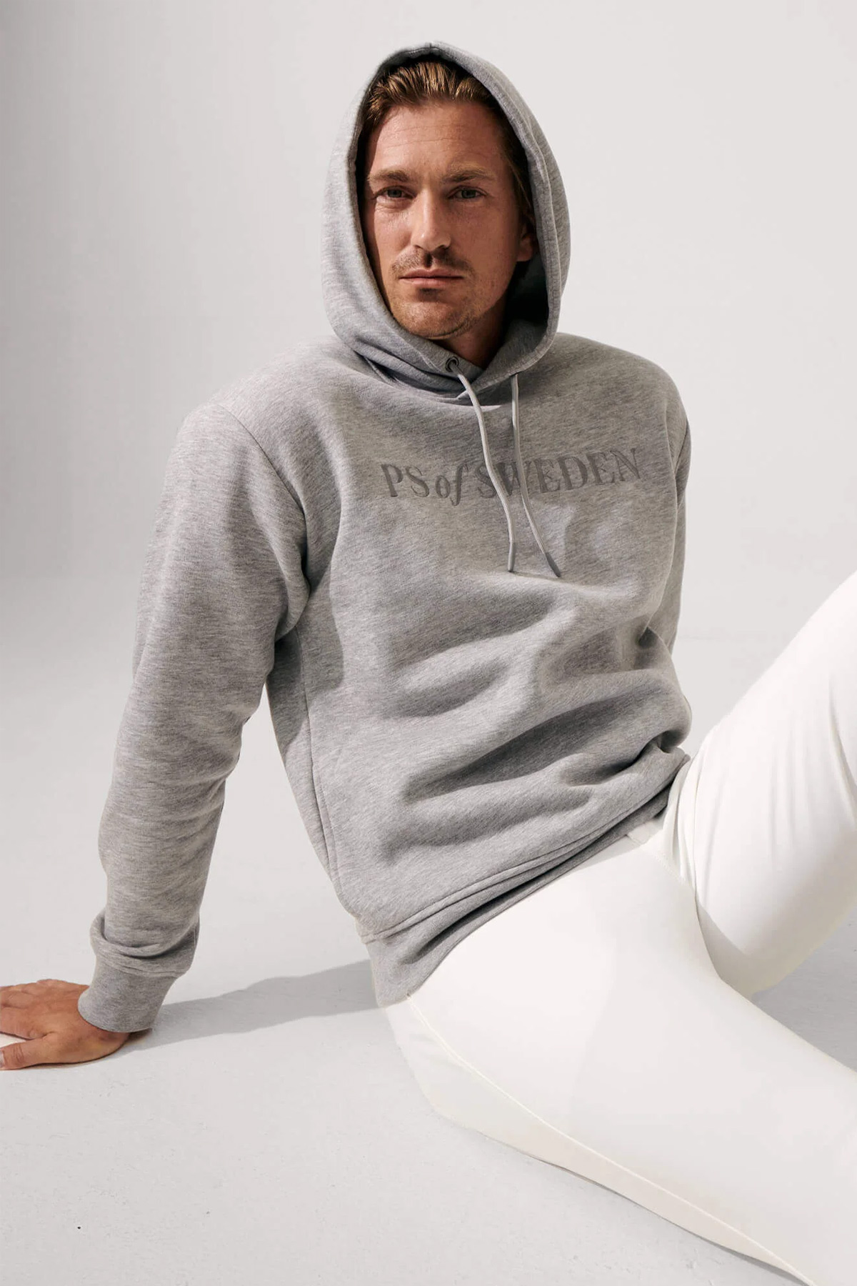 Sweat à capuche Asher, PS de Suède, gris