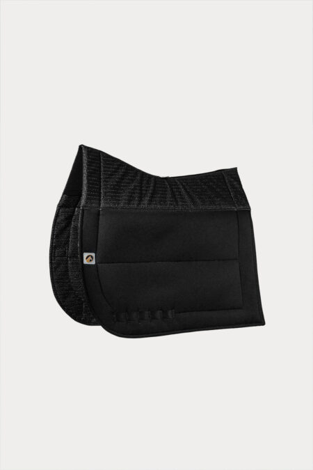 Ecogold, Secure Dressage Saddle Pad, Black