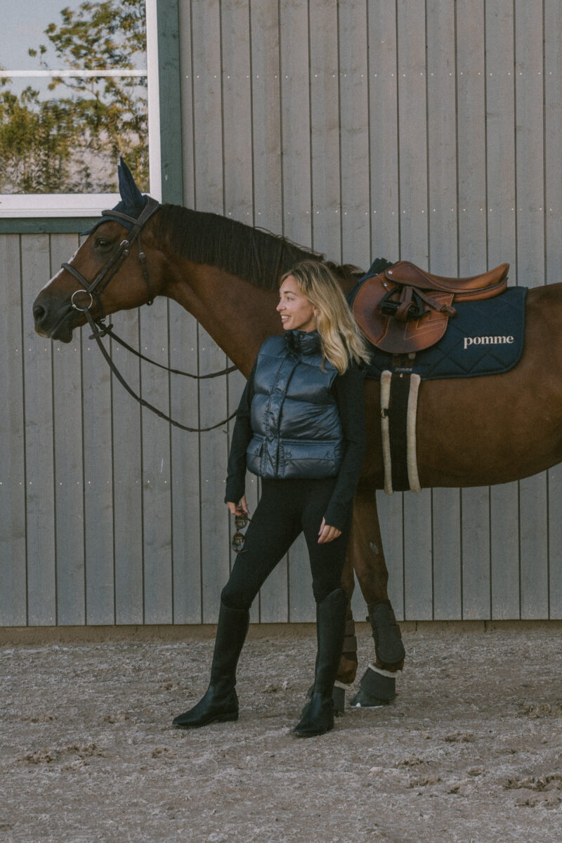 Pomme Kenny Puffer Vest, Midnight Blue