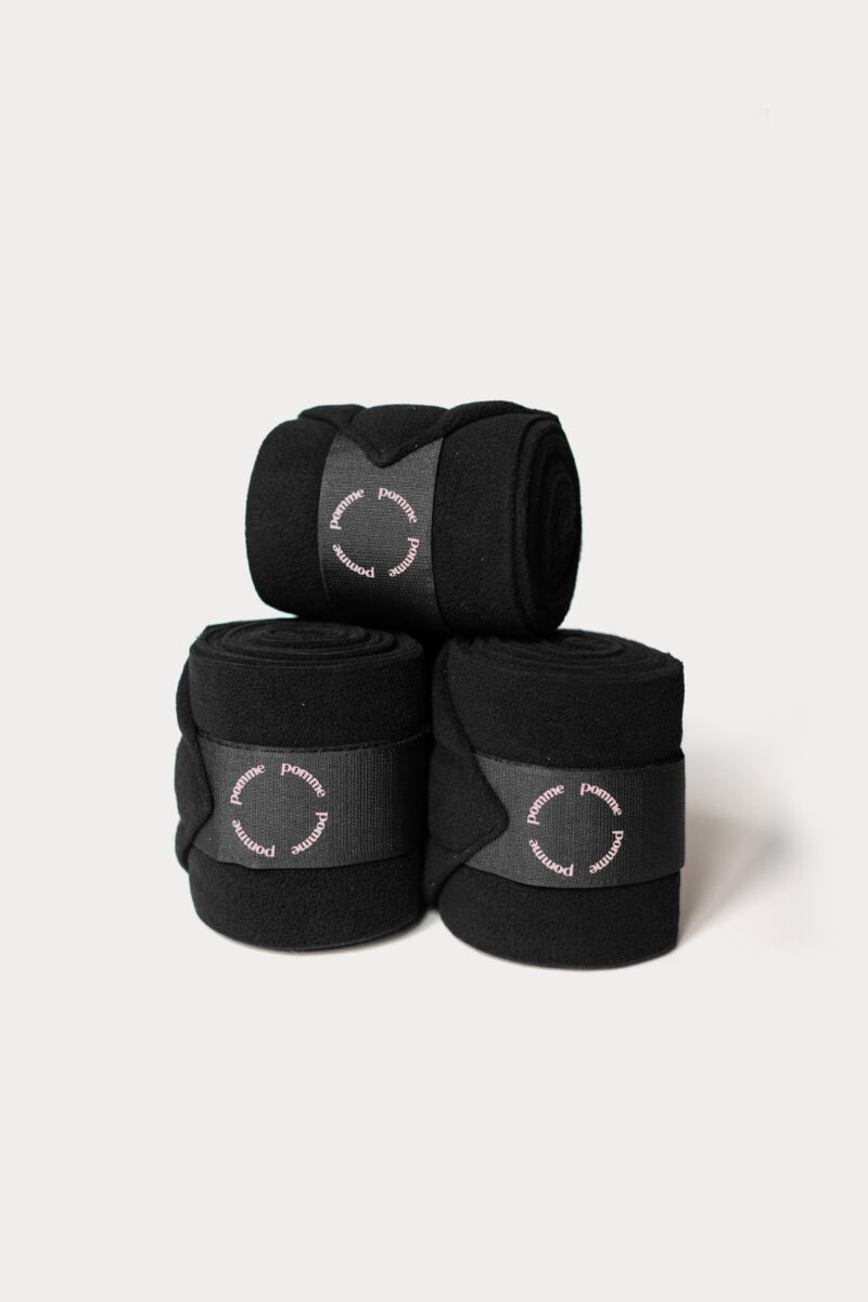 Polo Wraps Pomme, Noir