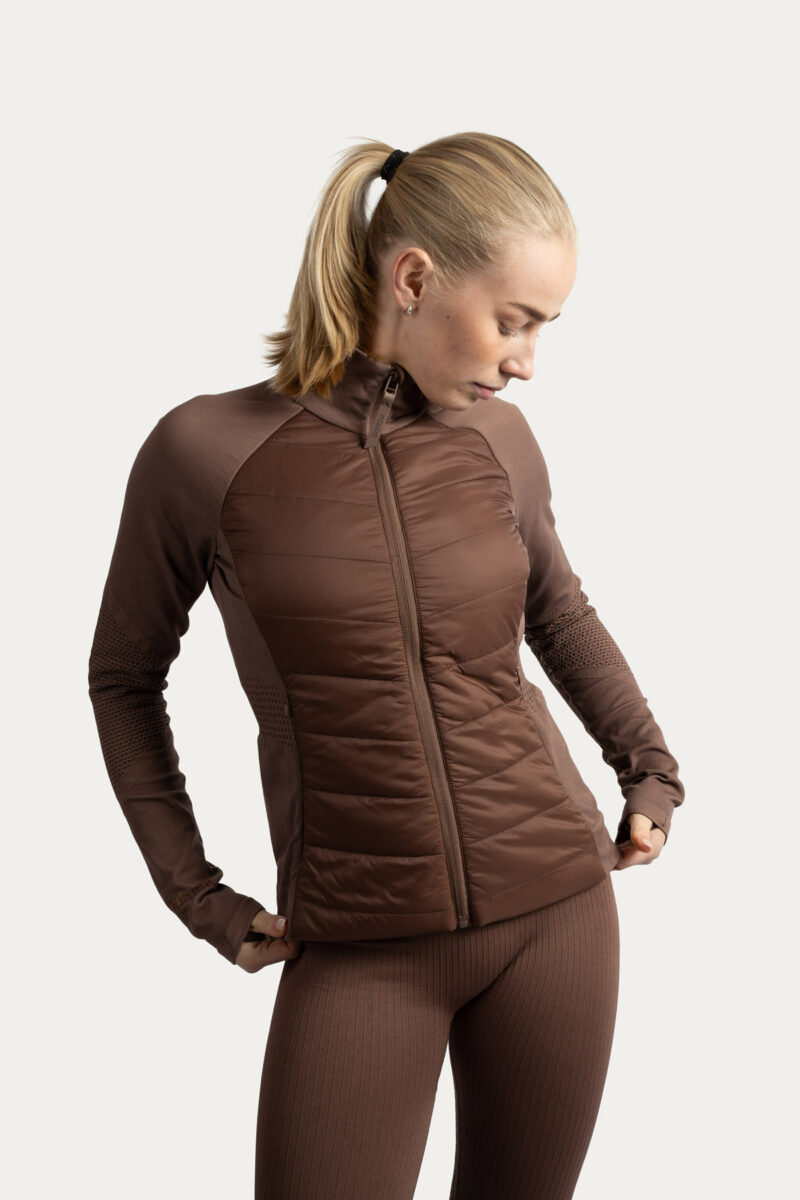 Pomme Kendall Hybridjacka, Deep Taupé
