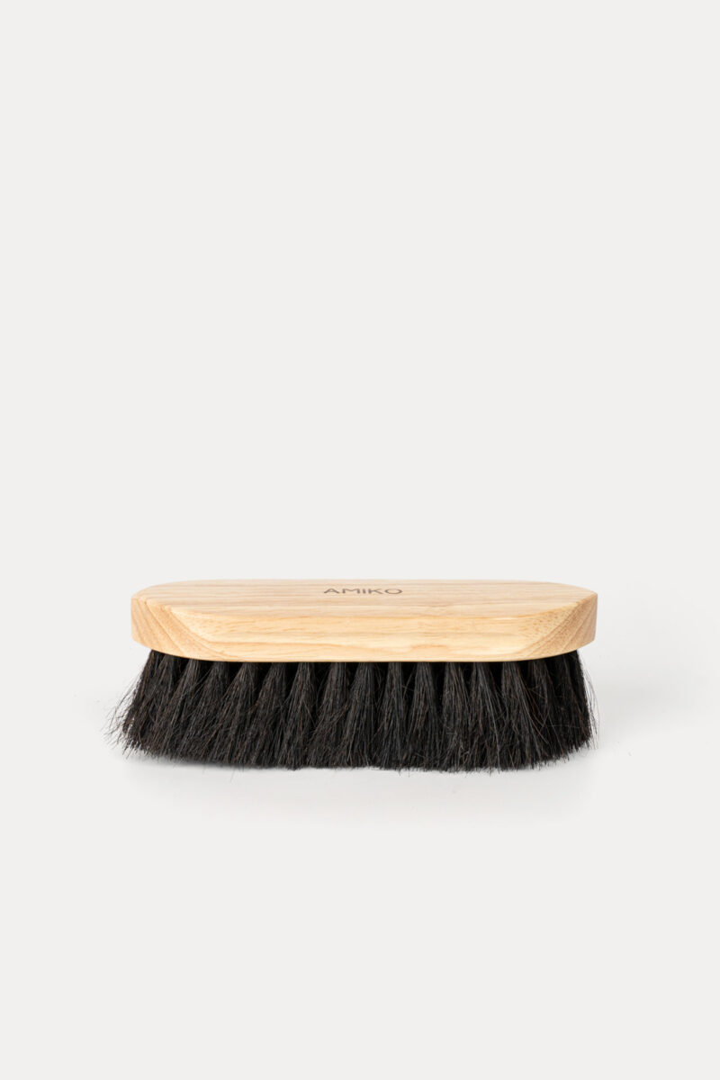 Brosse classique Amiko Essential, bois/noir