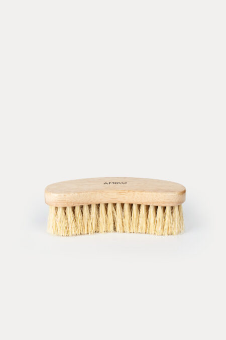 Amiko Mexico Tampico Tree Brush, Wooden/Silk