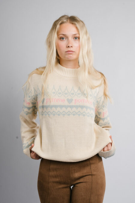 Pomme Kiara Knit Sweater, Cremé