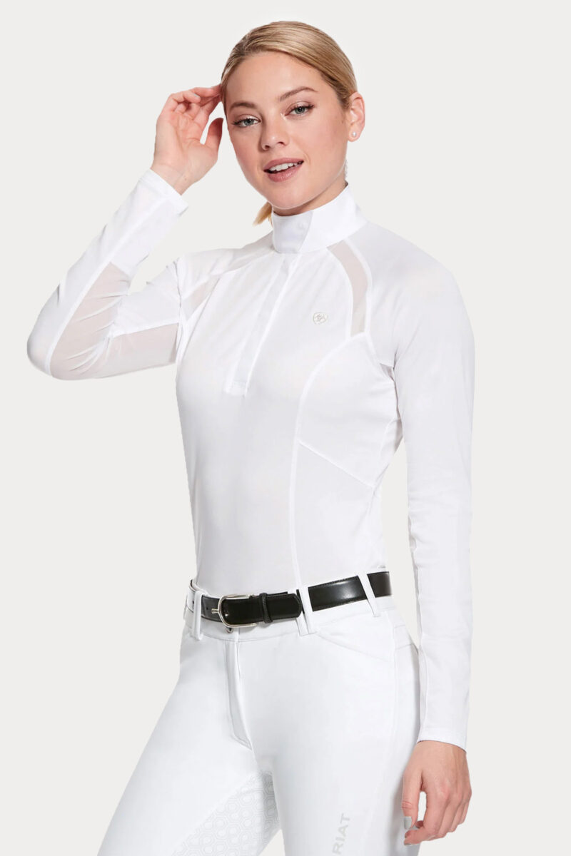 Ariat, Sunstopper 2.0 Tävlingströja, Vit