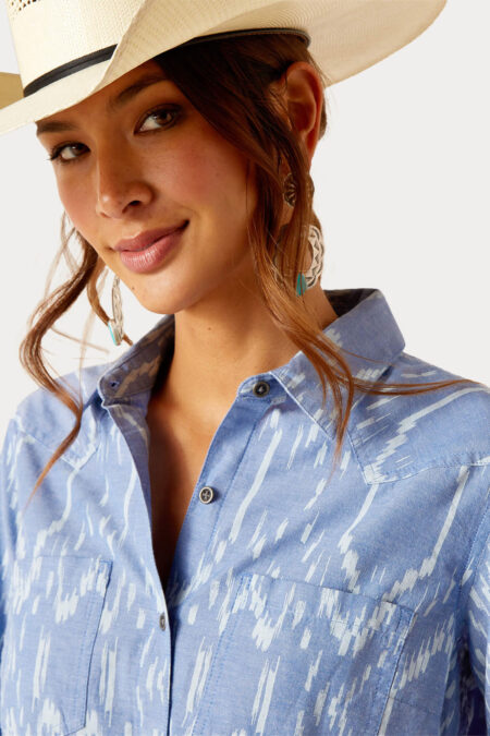 Ariat, Billie Jean Western Shirt, Blackhawk Ikat