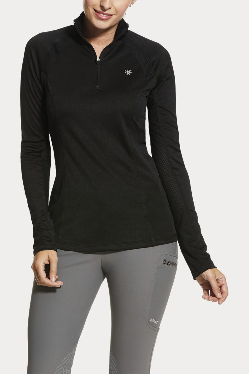 Ariat, Sunstopper 2.0 1/4 Zip, Black