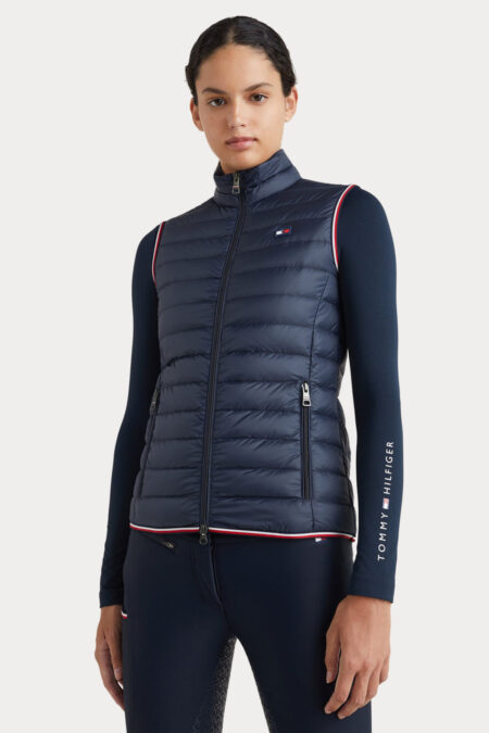 Tommy Hilfiger, Women Light Re-Down Vest, Desert Sky