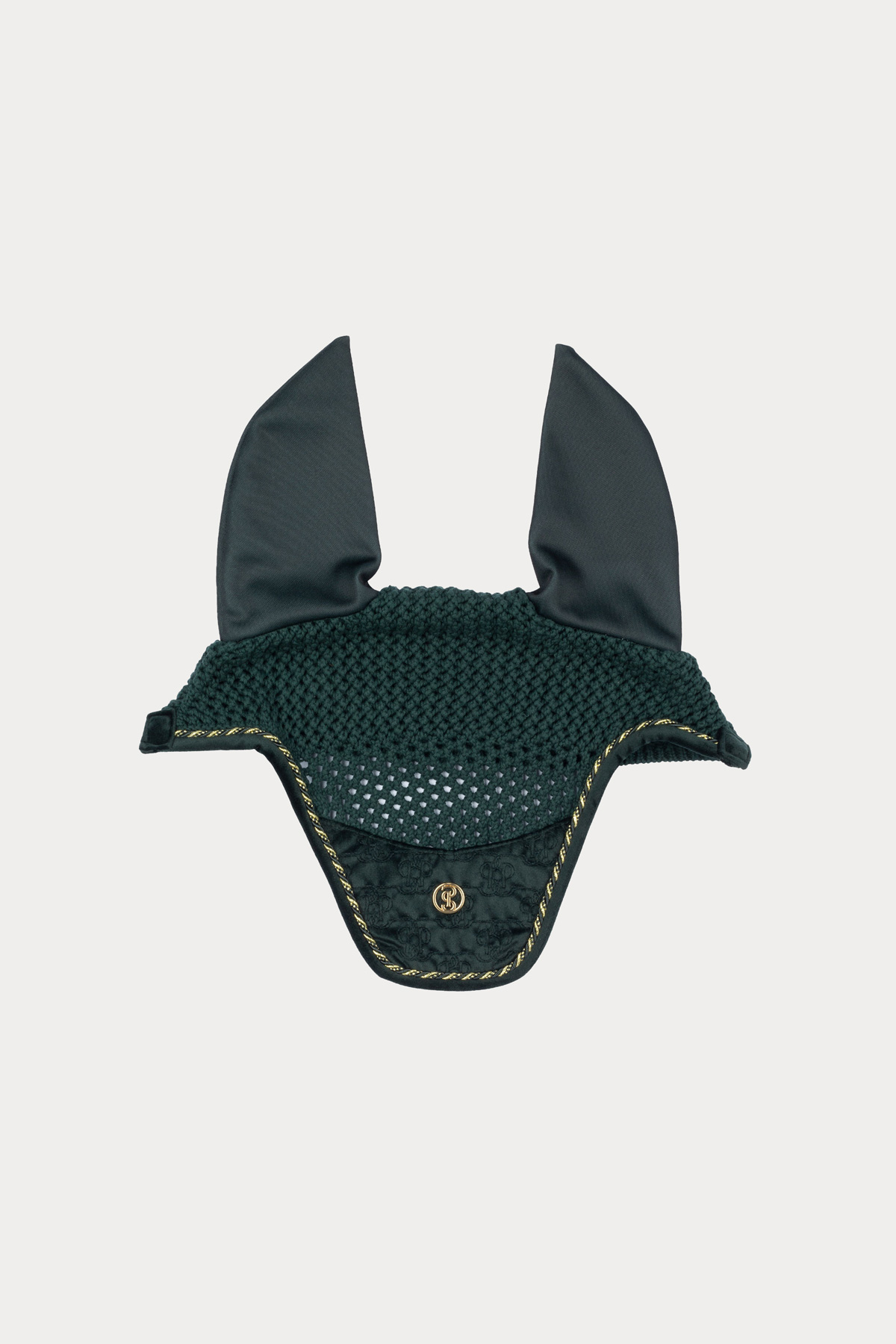 PS van Zweden, Fly Hat Velvet Monogram, Middernachtgroen