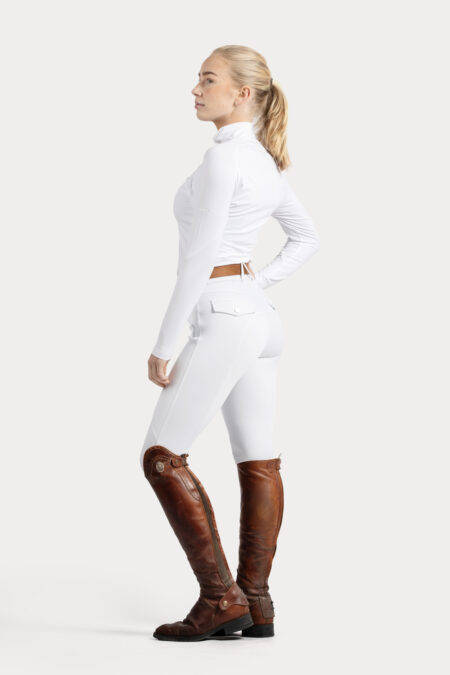 Pomme Fay Breeches, White