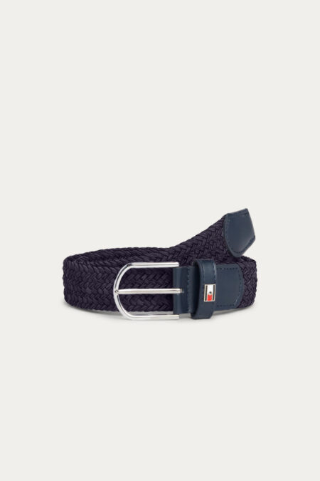 Tommy Hilfiger, San Jose Stretch Braided Belt, Desert Sky