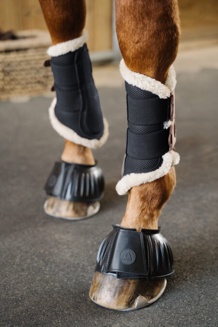 Amiko Bell Boots Rubber, Black