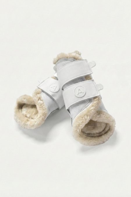 Amiko Brushing Boots Fur, White