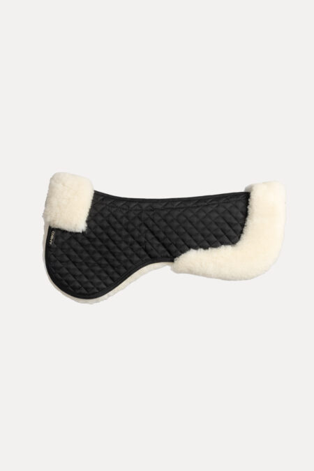 Amiko Merino Wool Half Pad, Black