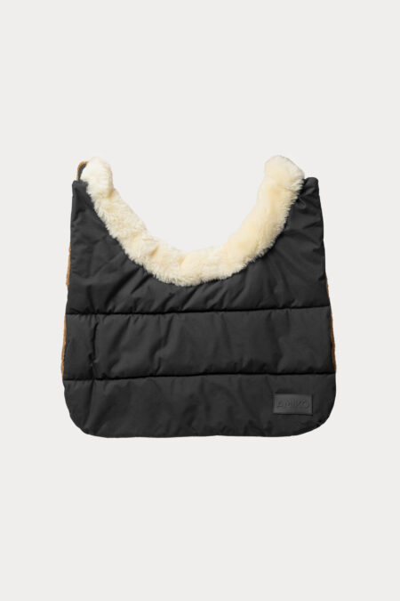 Amiko Horse BIB, Black/Creme Fur