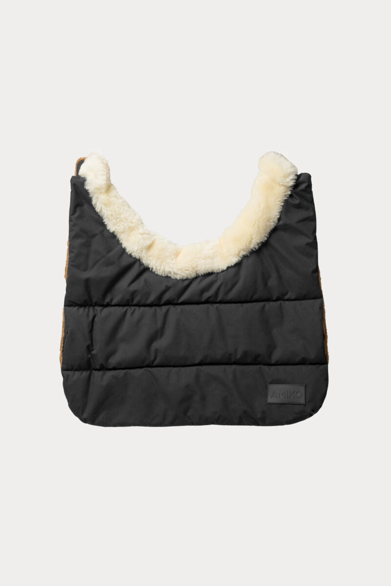 Amiko Essential Horse BIB, zwart/crème bont