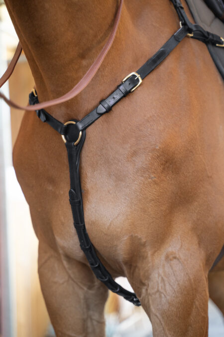 Amiko Bridge Breastplate, Black