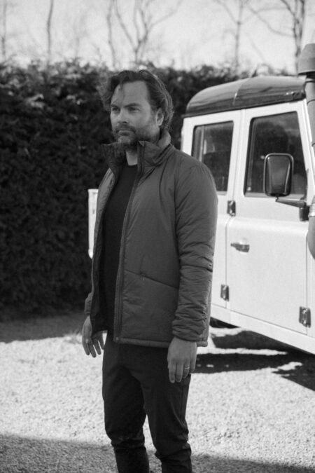 Amiko Man Carl Lightweight Jacket, Dark Shadow