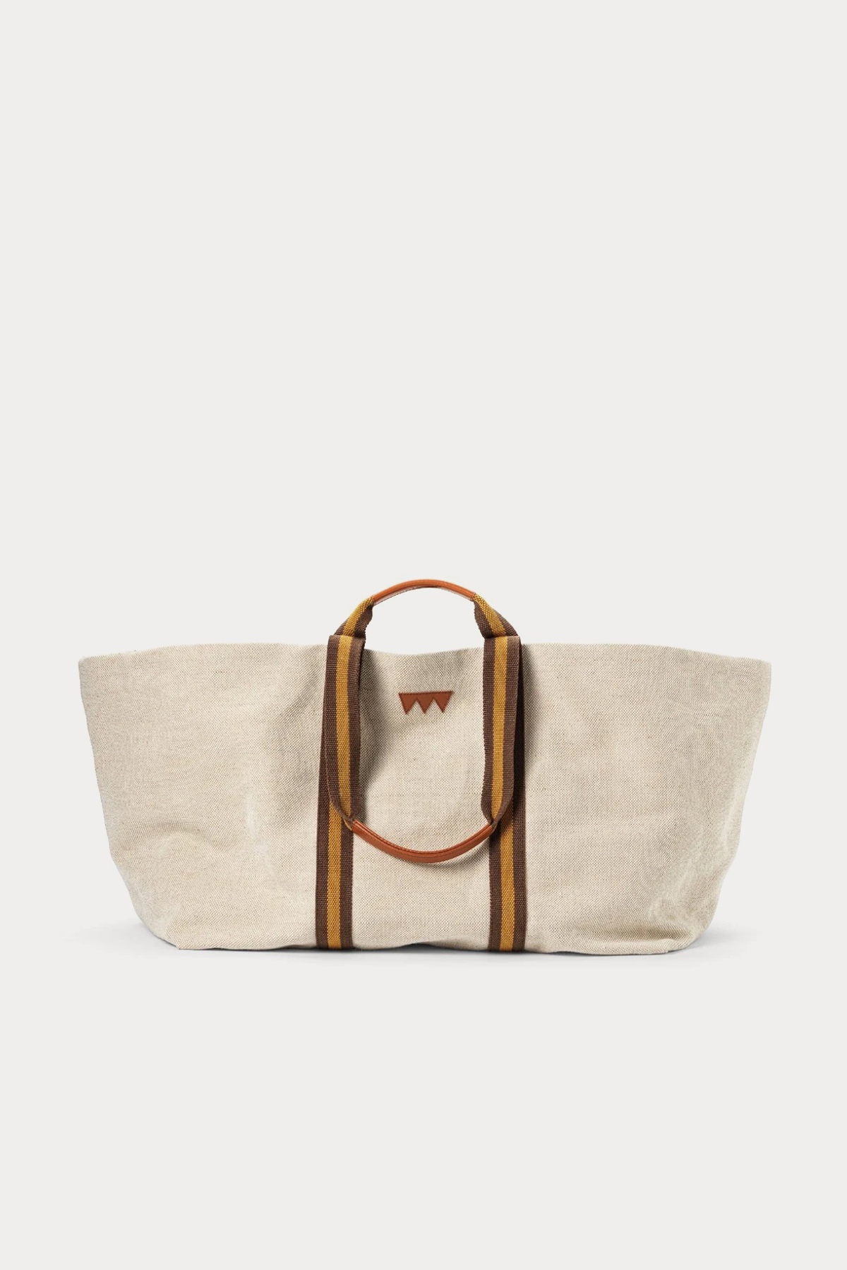 Get The Gallop, Canvas Hay Bag "Falsterbo" Large, Yellow/Brown Strap
