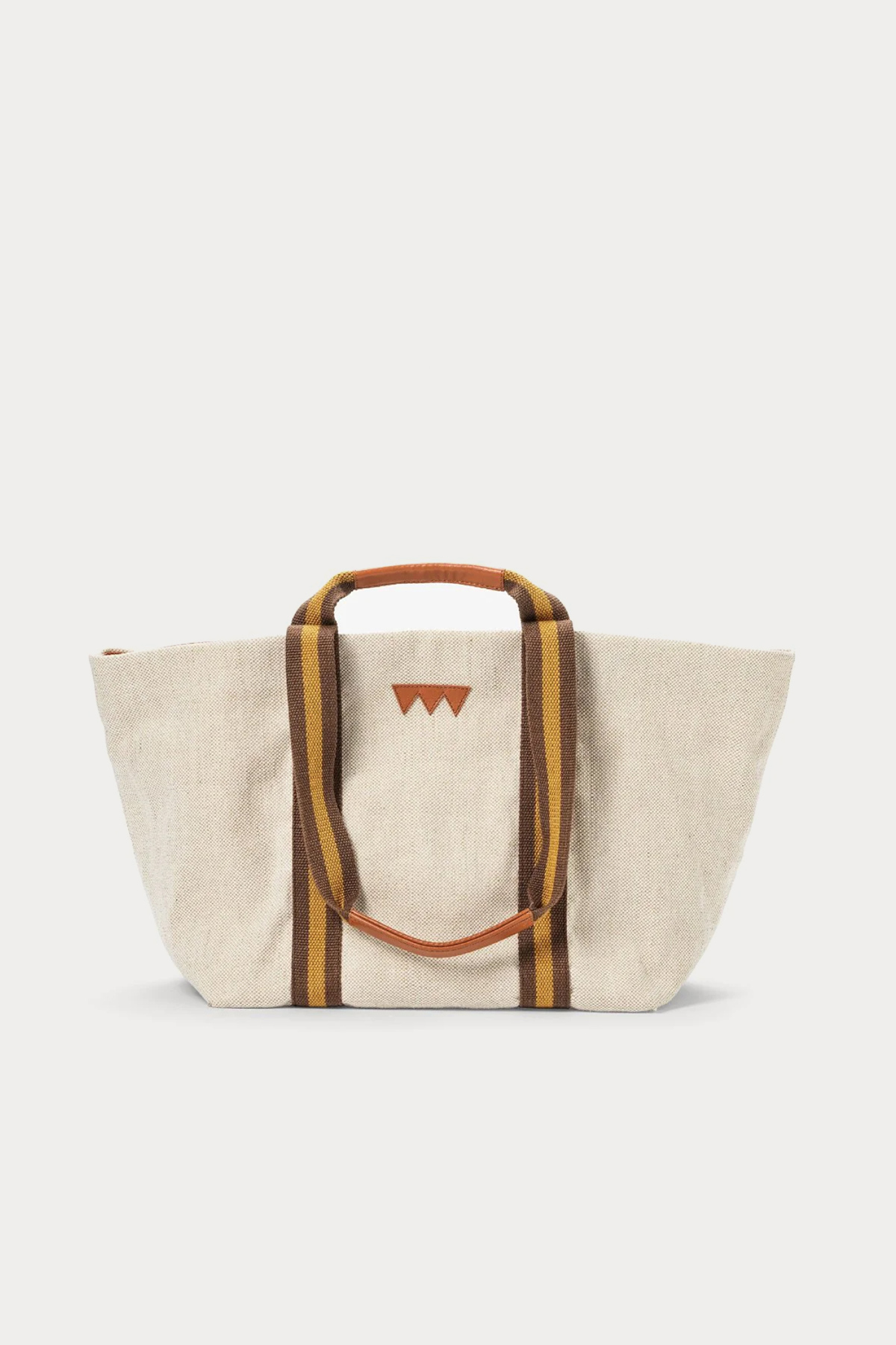 Get The Gallop, Canvas Hay Bag "Falsterbo" Medium, Yellow/Brown Strap