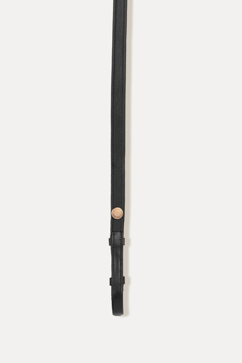 Amiko Essential leren teugels, zwart