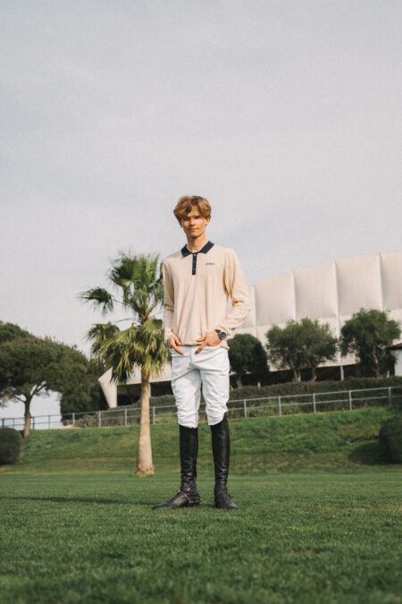 Amiko Man Artur Breeches, White