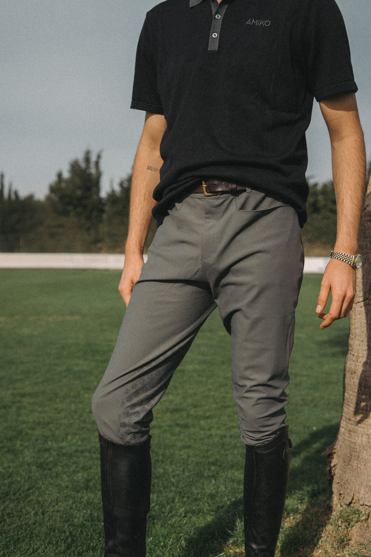 Pantalones Amiko Man Artur, Sombra Oscura