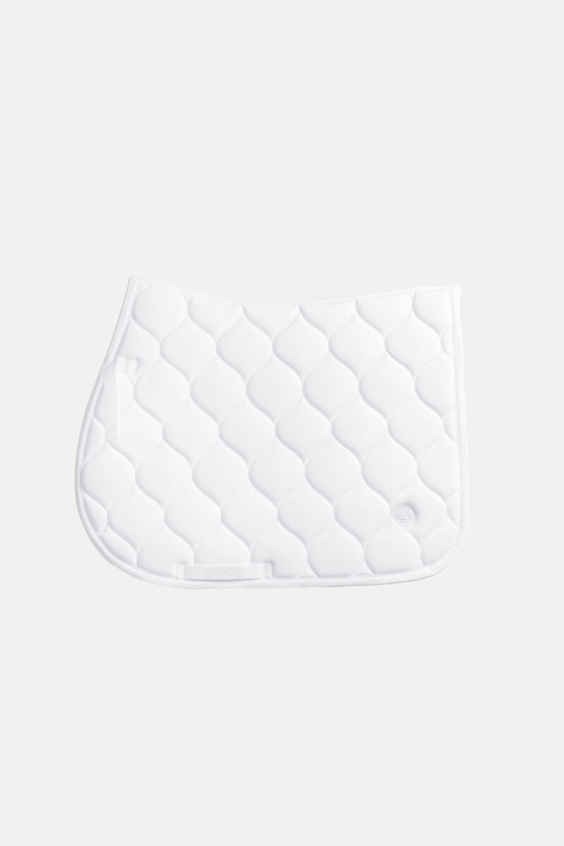 Amiko Performance Jumping Saddle Pad, White