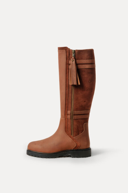 Castilgo Florencia Tall Boots, Cognac