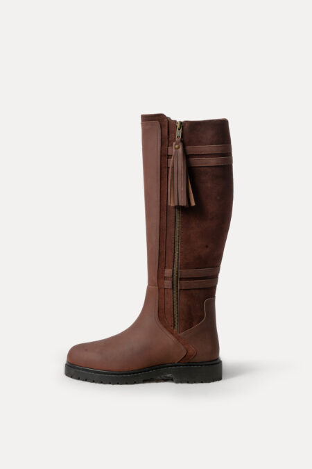 Castilgo Florencia Tall Boots, Havana Brown