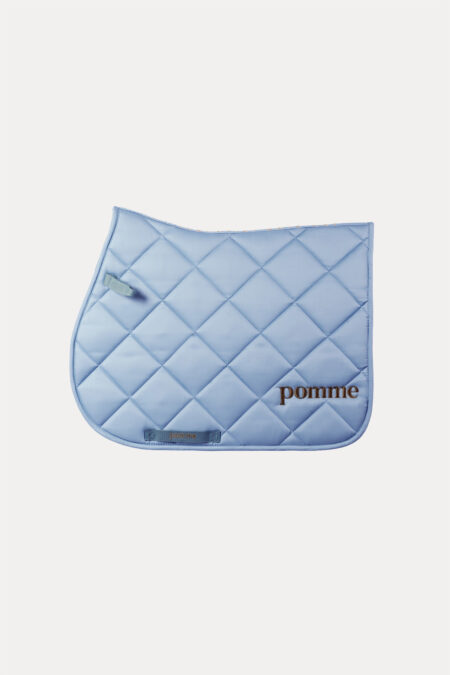 Pomme Saddle Pad Jump, Dove Blue/Nougat