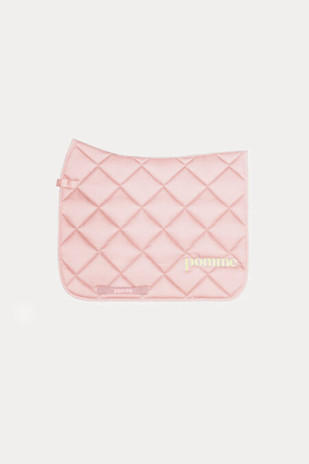 Pomme Saddle Pad Dressage, Light Pink/Beige