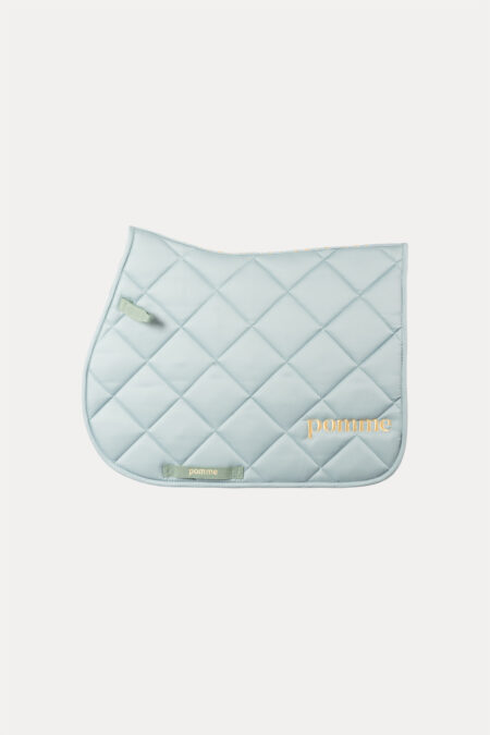 Pomme Saddle Pad Jump, Light Green/Cornhusk